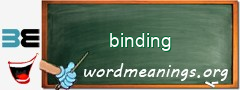 WordMeaning blackboard for binding